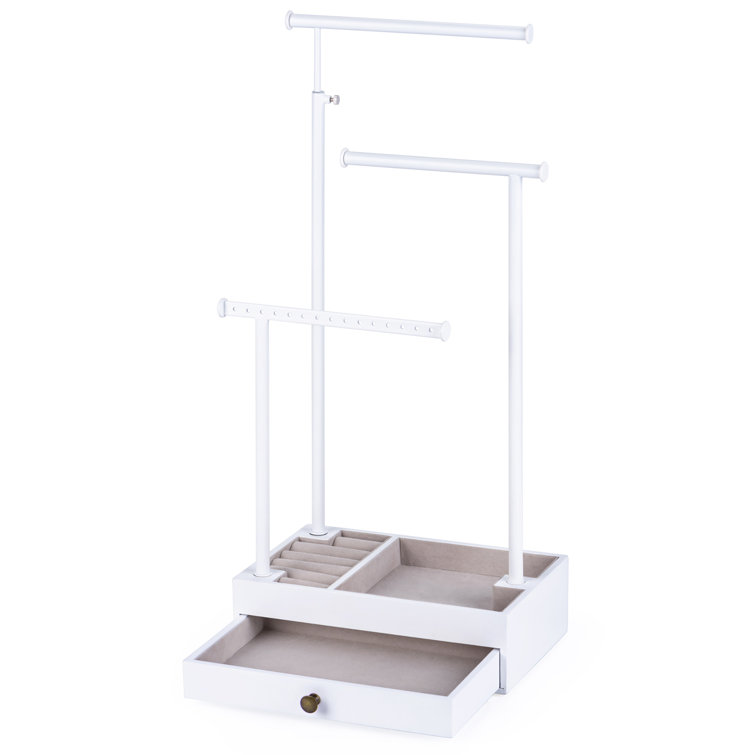 White hot sale jewelry stand